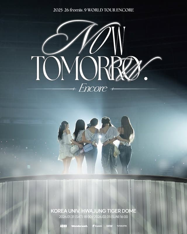 fromis_9 Announces 2025–26 ‘NOW TOMORROW.’ World Tour Encore Shows in Seoul